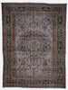 Vintage Persian Tabriz Rug - 10'2" x 13'11"