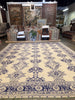 Vintage Turkish Oushak Rug - 12'6" x 14'3"