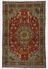 Vintage Turkish Anatolian Rug - 4'2" x 6'3"