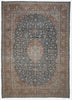 Vintage Persian Tabriz Rug - 7'8" x 10'11"