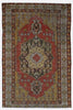 Vintage Turkish Anatolian Rug - 4' x 5'11"