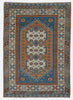 Vintage Turkish Anatolian Rug - 4'2" x 5'9"