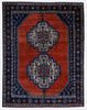 Vintage Persian Afshar Rug - 5'1" x 6'7"