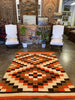 Antique Native American Navajo Rug - 5'6" x 7'5"