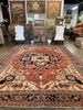 Antique Persian Serapi Rug - 9'9" x 13'6"