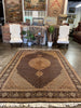 Vintage Persian Tabriz Rug - 6'7" x 9'9"