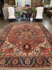 Antique Persian Heriz Rug - 9'1" x 12'2"