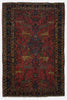 Vintage Persian Qum Rug - 4'3" x 6'2"