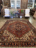 Vintage Persian Heriz Rug - 8'2" x 10'10"