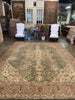 Antique Persian Tabriz Rug - 9'9" x 13'