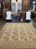 Vintage Turkish Turkmen Rug - 8'11" x 9'9"