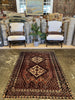 Vintage Persian Sirjan Rug - 3'10" x 5'6"