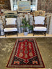 Vintage Persian Hamadan Rug - 3' x 4'7"