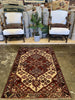 Vintage Persian Hamadan Rug - 3'5" x 4'10"