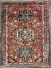 Vintage Persian Karajeh Rug - 2'2" x 2'11"