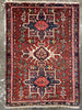Vintage Persian Karajeh Rug - 2' x 2'9"