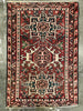 Vintage Persian Karajeh Rug - 2' x 2'11"
