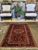 Vintage Persian Karajeh Rug - 3'2" x 4'5"