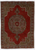 Vintage Turkish Oushak Rug - 4'10" x 6'9"