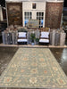 Turkish Oushak Rug - 6'1" x 9'