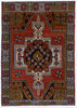 Vintage Turkish Oushak Rug - 3'6" x 5'1"