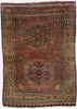 Antique Turkish Oushak Rug - 4'2" x 5'10"