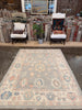 Turkish Oushak Rug - 5'3" x 6'11"