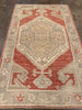 Turkish Oushak Rug - 3'1" x 4'10"