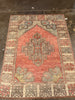 Vintage Turkish Anatolian Rug - 3' x 3'11"