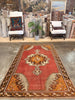 Vintage Turkish Anatolian Rug - 4'3" x 6'10"
