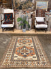 Vintage Turkish Anatolian Rug - 4'2" x 4'10"