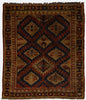Antique Persian Hashtrood Rug - 3'3" x 3'11"