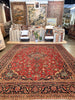 Vintage Persian Kashan Rug - 10'8" x 13'