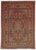 Antique Persian Tabriz Rug - 4'2" x 5'10"