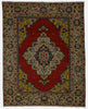 Antique Turkish Oushak Rug - 4'3" x 5'4"