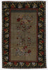 Antique Turkish Oushak Rug - 4'11" x 7'4"