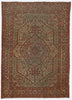 Antique Persian Tabriz Rug - 4' x 5'5"