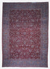 Vintage Persian Tabriz Rug - 11'6" x 16'1"