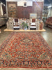 Vintage Persian Mahal Rug - 8'11" x 11'10"