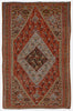 Antique Persian Senneh Rug - 3'11" x 6'6"