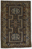 Antique Russian Kazak Rug - 3'4" x 5'2"