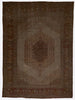 Antique Persian Tabriz Rug - 9'1" x 12'4"