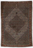 Antique Persian Senneh Rug - 4'5" x 6'7"