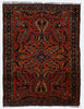 Vintage Persian Lilihan Rug - 3'7" x 4'10"