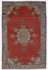 Antique Turkish Oushak Rug - 3'8" x 5'10"