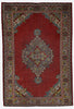 Vintage Turkish Oushak Rug - 3'8" x 5'5"