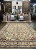 Vintage Persian Nain Rug - 9'6" x 12'4"