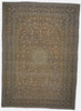Vintage Persian Tabriz Rug - 9'10" x 13'9"