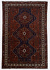 Vintage Persian Shiraz Rug - 6'4" x 9'7"