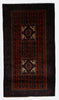Vintage Persian Baluch Rug - 3'5" x 6'1"